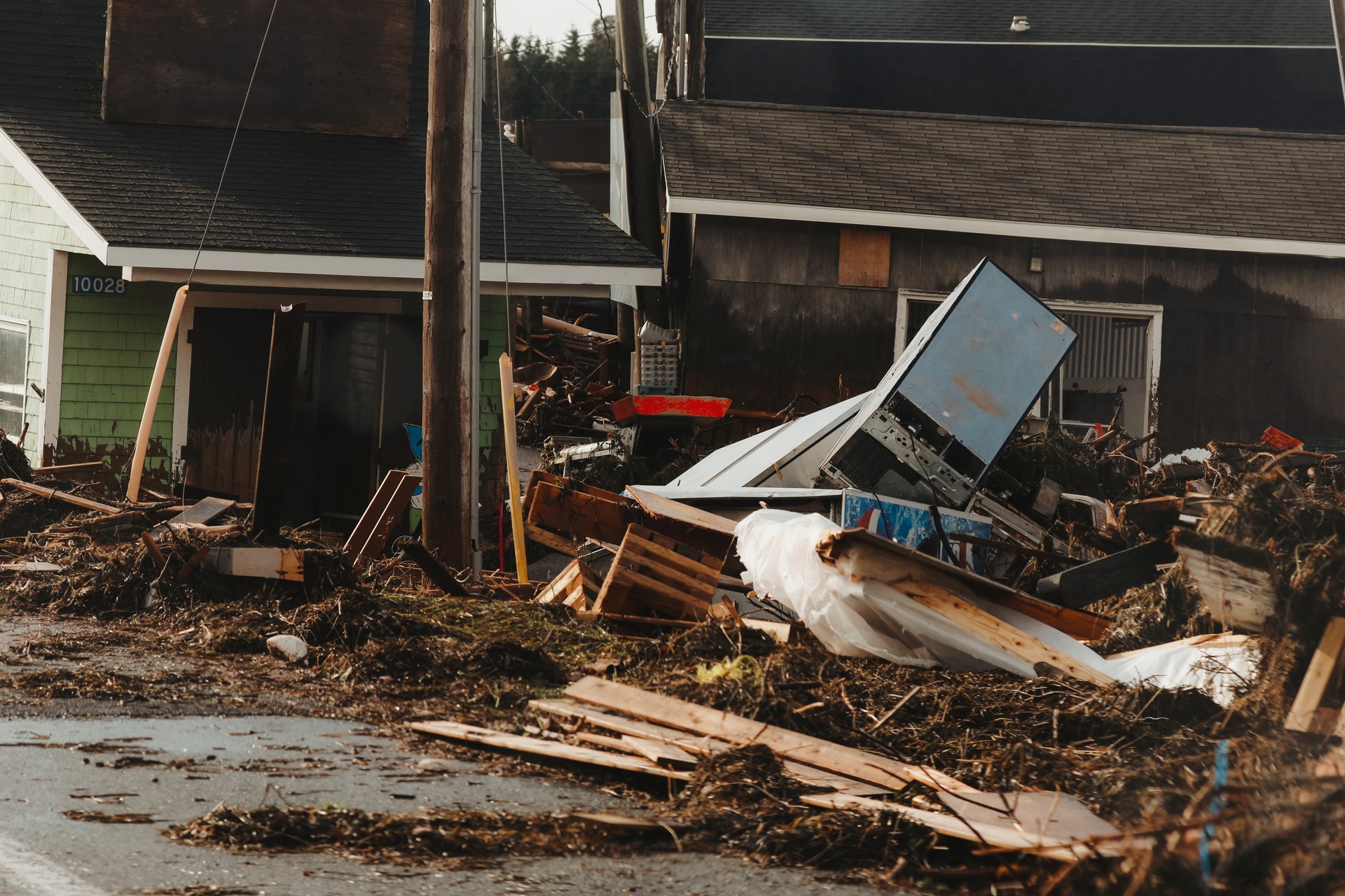 Damage Caused by Hurricane